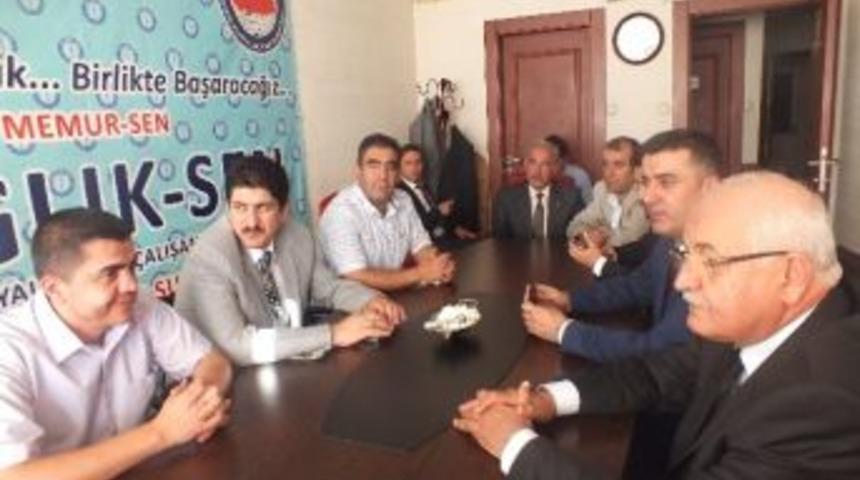 Ak Parti Gaziantep Milletvekili Adaylarından Sağlık-sen&rsquo;e Ziyaret