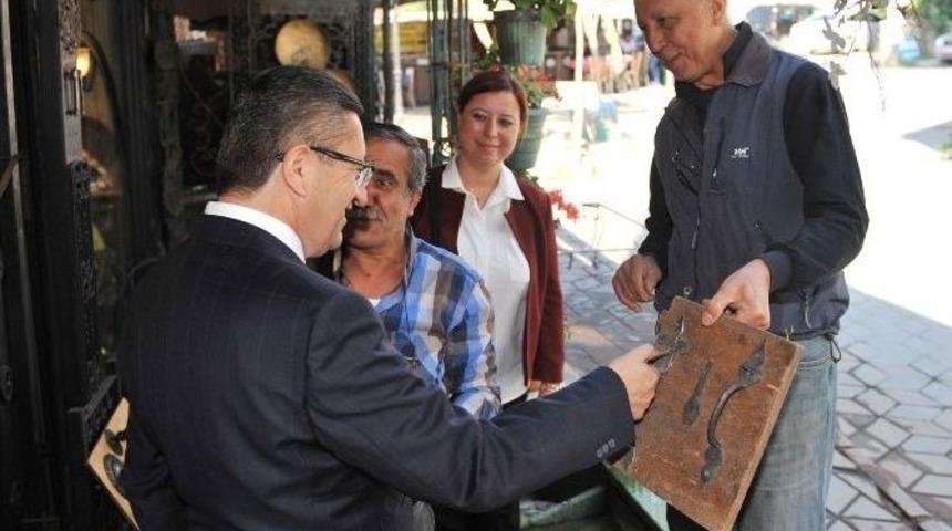 Başkan Tiryaki Kale Esnafını Ziyaret Etti