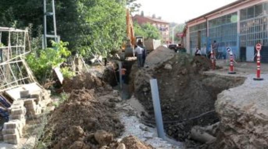 Derbent&rsquo;te Kanalizasyon Hizmet Ağı Genişledi