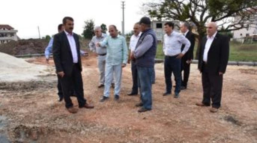 &Uuml;z&uuml;lmez, İbrikdere Mahallesi&rsquo;nde &Ccedil;alışmaları Denetledi