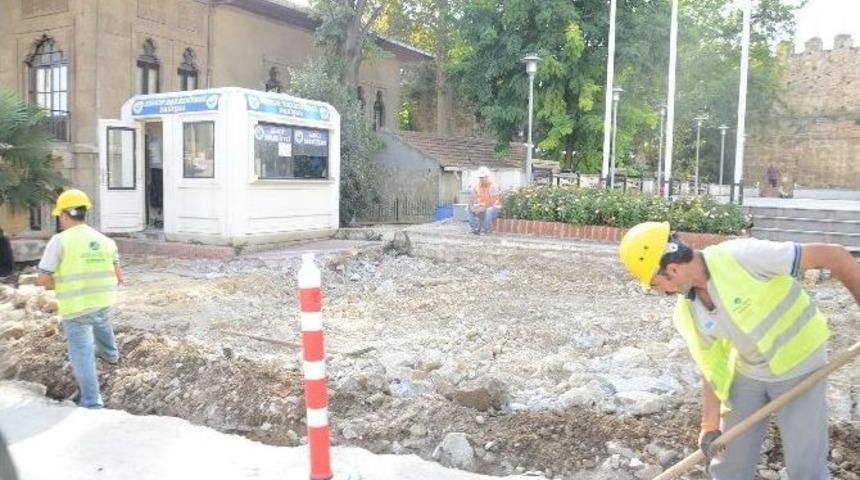 Sinop&rsquo;ta Yol-kaldırım &Ccedil;alışması