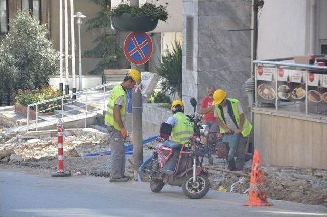 Sinop’ta Yol-kaldırım Çalışması