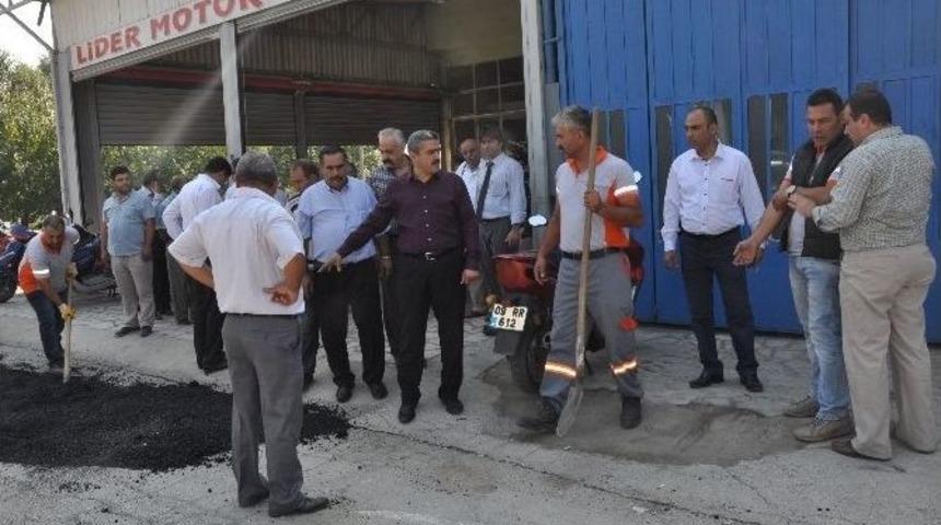 Nazilli Belediyesi’nden Su Birikintisi Önlemi