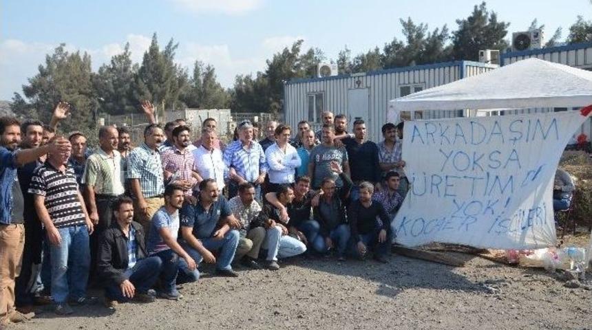 İşten &Ccedil;ıkarılan İş&ccedil;ilerden T&uuml;m Bakır&ccedil;ay İş&ccedil;ilerine &Ccedil;ağrı