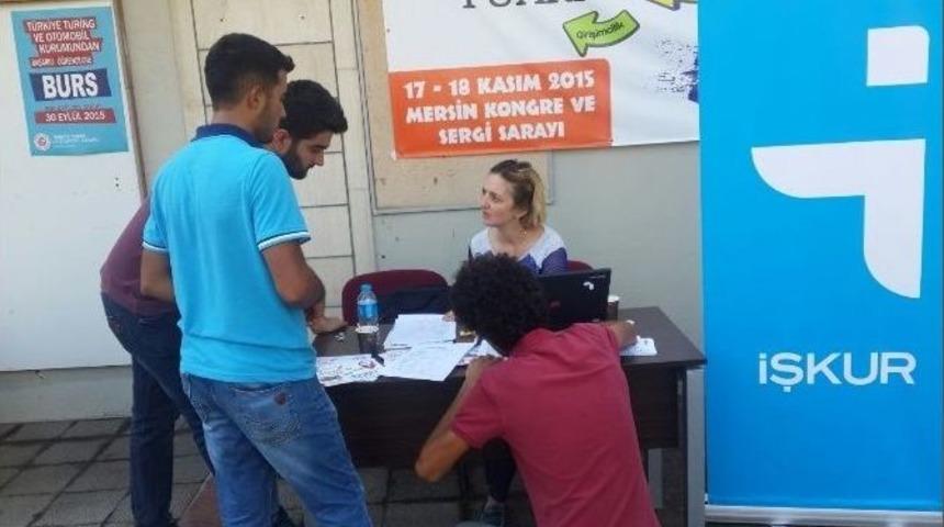 &rsquo;5. Mersin İş Ve Kariyer Fuarı&rsquo;nın Tanıtımı &Uuml;niversitelerde Yapılıyor