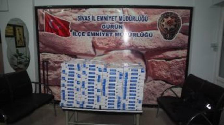 G&uuml;r&uuml;n&rsquo;de 3 Bin Paket Ka&ccedil;ak Sigara Yakalandı