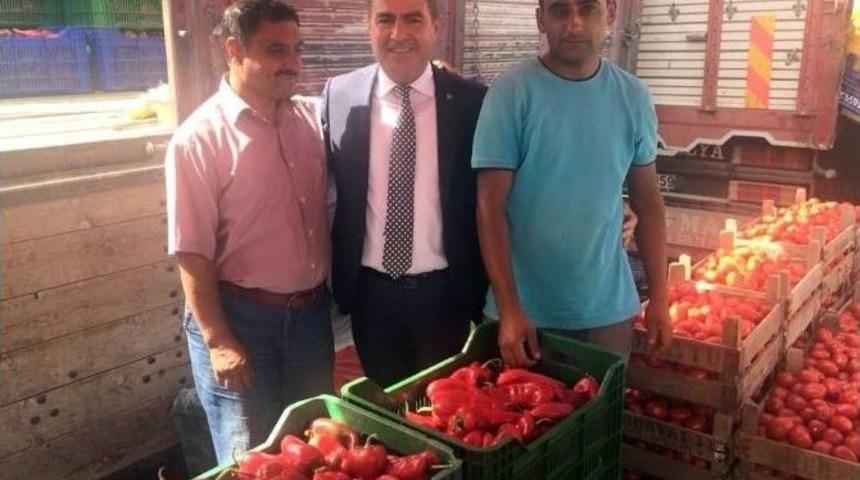 Mhp Adayları Develi&rsquo;de &Ccedil;arşı Esnafını Ziyaret Etti