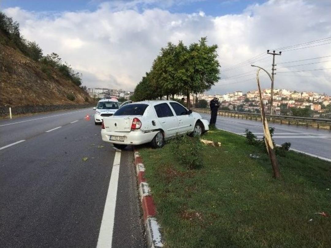 Sivil Polis Otomobili Kaza Yaptı