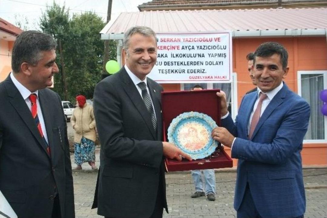 Beşiktaş Spor Kul&uuml;b&uuml; Başkanı Orman, Zonguldak&rsquo;ta Okul A&ccedil;ılışına Katıldı