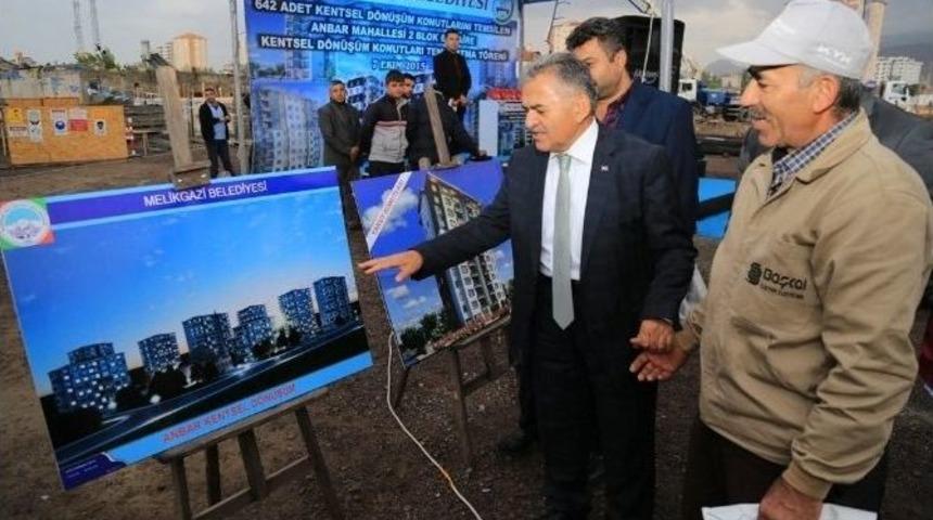 Anbar&rsquo;da 65 Konutun Temeli Atıldı