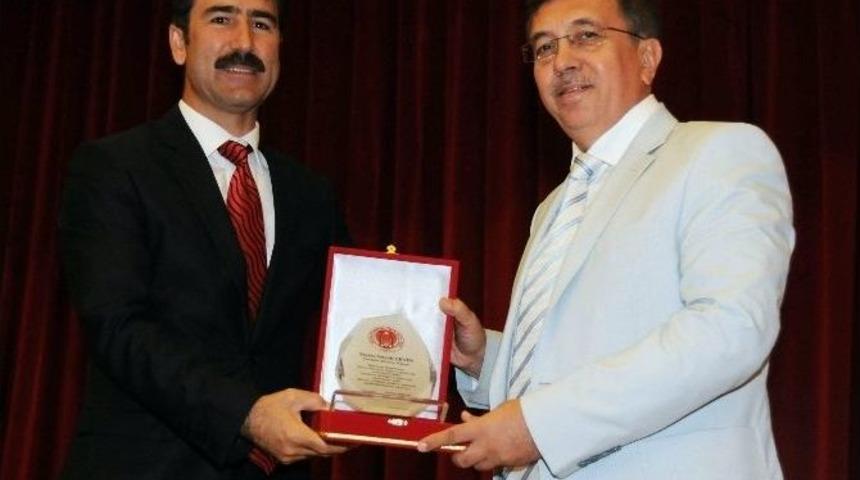 Kocalar İmam-hatip&rsquo;ten Başkan &Ccedil;etin&rsquo;e Teşekk&uuml;r Plaketi