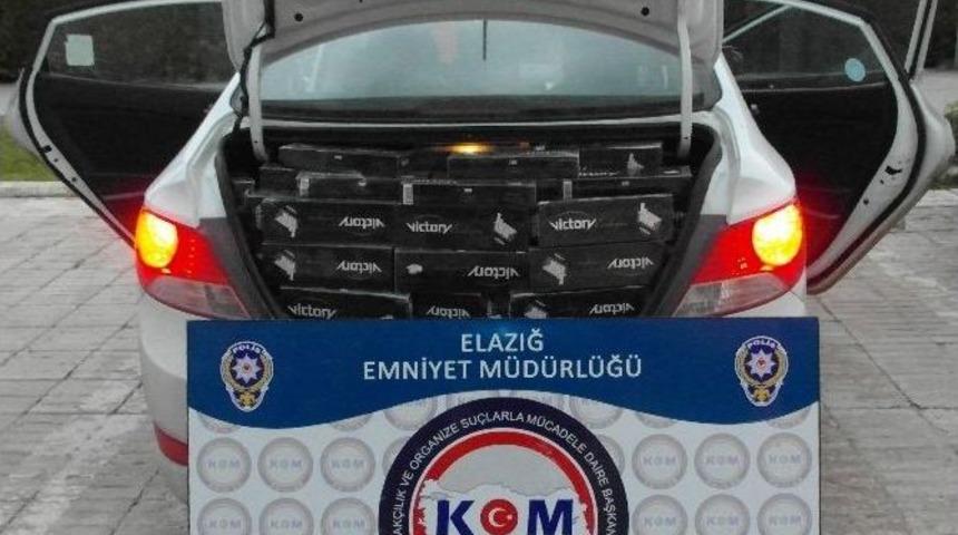 Elazığ&rsquo;da 10 Bin Paket Ka&ccedil;ak Sigara Ele Ge&ccedil;irildi