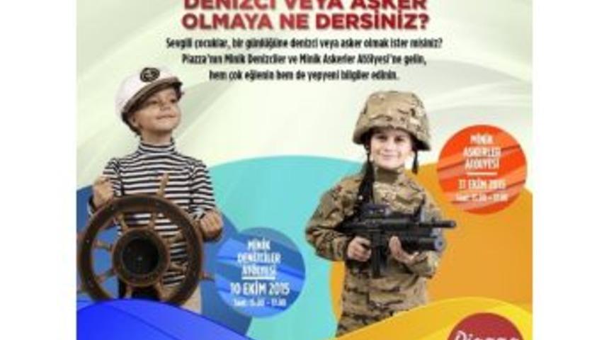 Piazza&rsquo;da Geleceğin Profesyonelleri Miniklere Meslek At&ouml;lyeleri