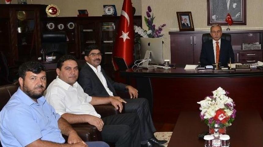 Honamlı Y&ouml;r&uuml;kleri Vali B&uuml;y&uuml;k&rsquo;&uuml; Ziyaret Etti