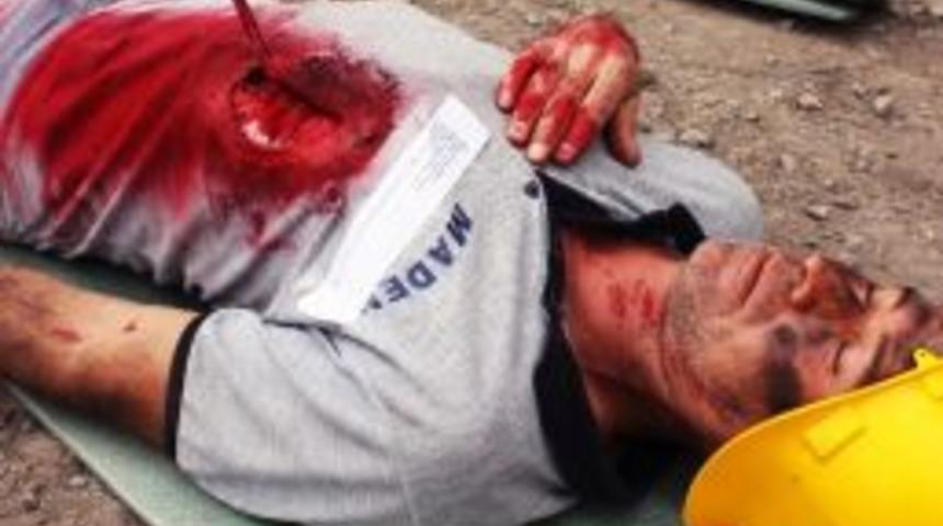 Termik Santralde Kurtarma Tatbikatı Nefes Kesti