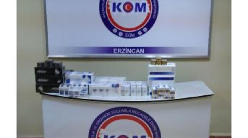 Erzincan Emniyet M&uuml;d&uuml;rl&uuml;ğ&uuml;nden Ka&ccedil;ak Sigara Operasyonu