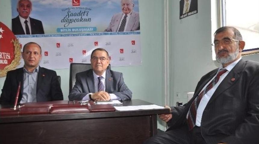 Saadet Partisi Genel Başkan Yardımcısı İriş Bitlis&rsquo;te