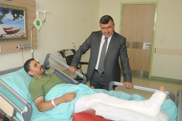 Niğde Belediye Başkanı Faruk Akdoğan Hasta Ziyaretine Devam Ediyor