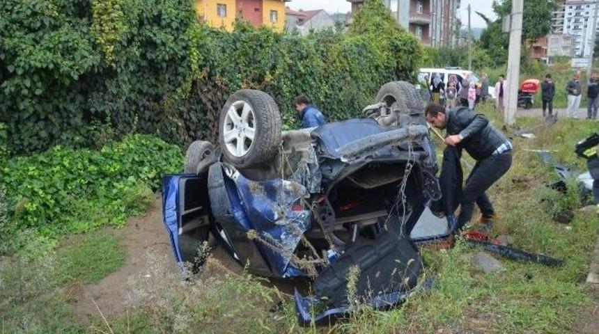 Fatsa&rsquo;da Trafik Kazası: 1 Yaralı