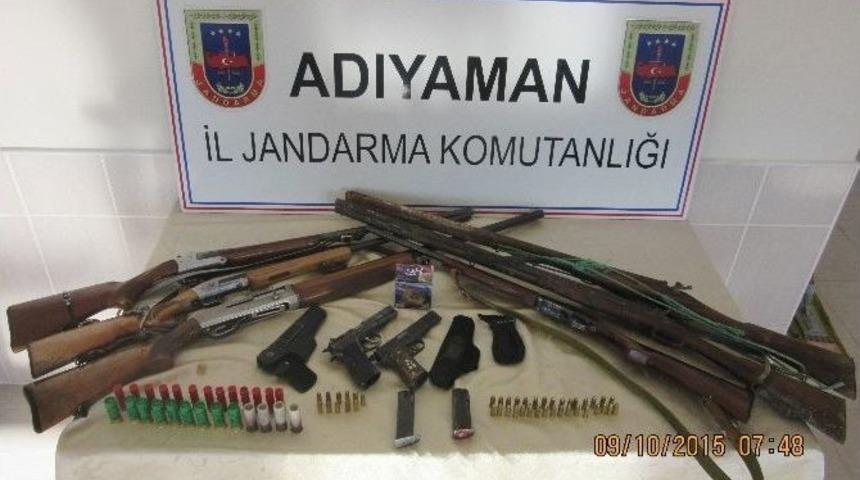Adıyaman&rsquo;da Ruhsatsız Silah Ele Ge&ccedil;irildi