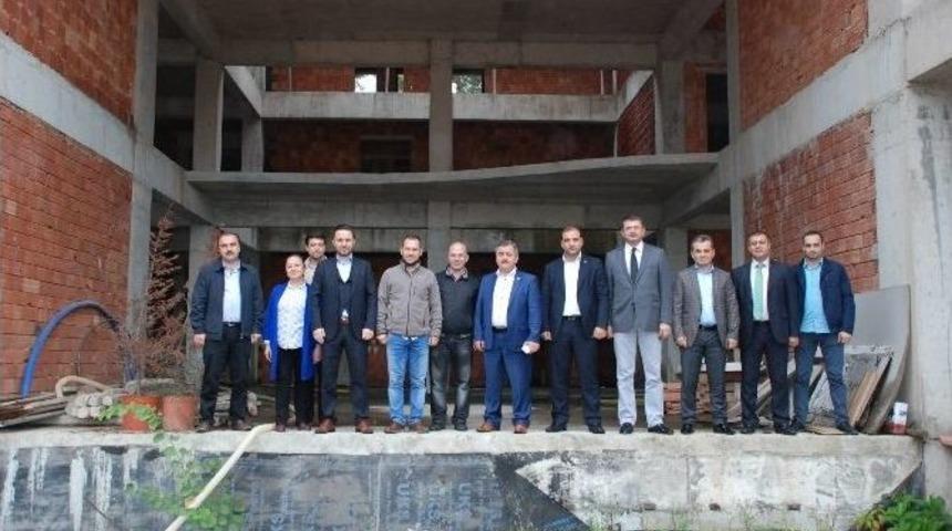 Başkan Anlayan, Huzurevi İnşaatını İnceledi