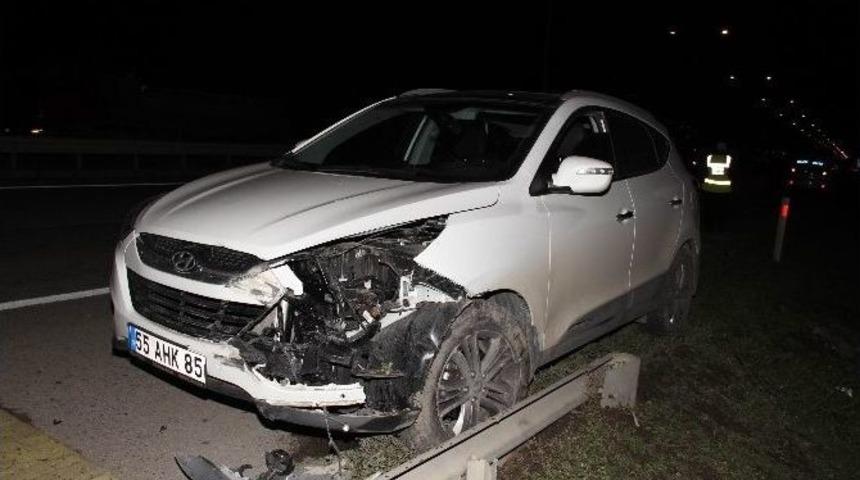 Samsun&rsquo;da Trafik Kazası: 1 Yaralı