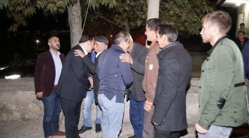 Aslan&rsquo;dan Depremin Merkez &Uuml;ss&uuml; Olan K&ouml;ye "ge&ccedil;miş Olsun" Ziyareti