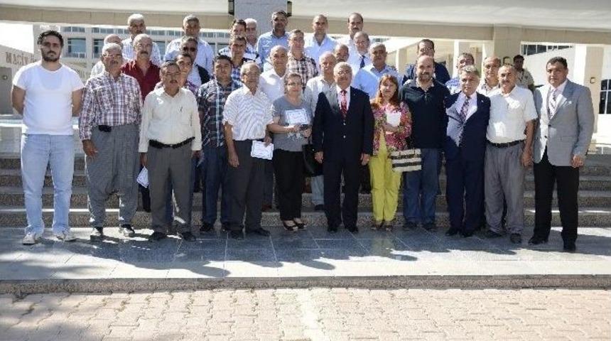 Mersin&rsquo;deki Muhtarlara Bilgisayar Kursu