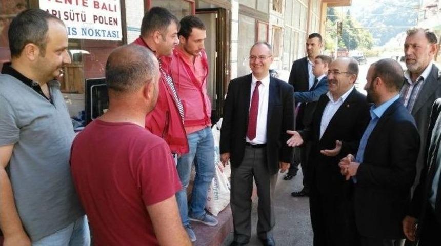 Başkan G&uuml;mr&uuml;k&ccedil;&uuml;oğlu, Se&ccedil;im &Ccedil;alışmalarına Devam Ediyor