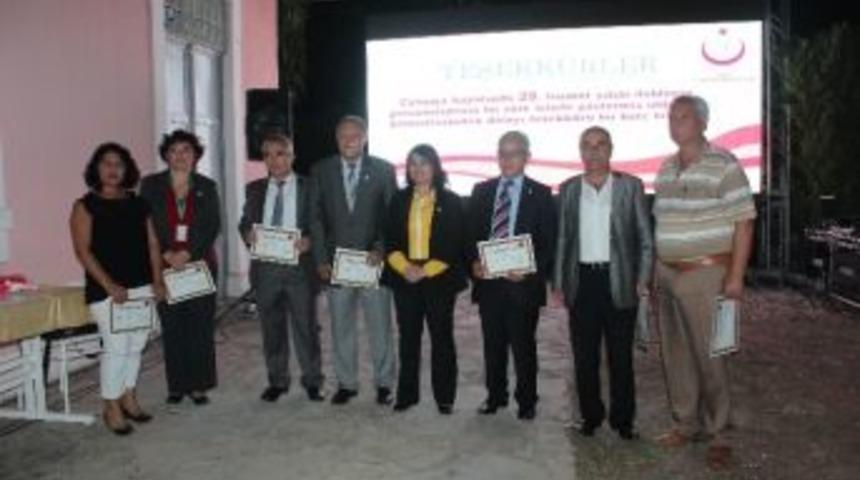 25 &Ccedil;alışma Yılını Dolduran Sağlık &Ccedil;alışanlarına Teşekk&uuml;r Belgesi