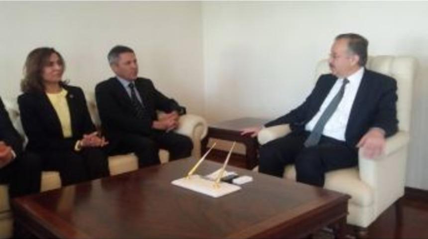 Chp Milletvekili Adayları Vali &Ouml;zdemir&rsquo;i Ziyaret Etti