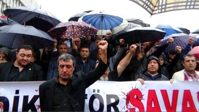 Ankara’daki Terör Saldırısı Zonguldak’ta Da Protesto Edildi