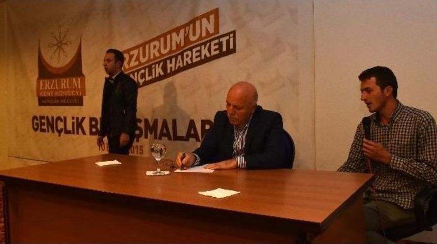 Başkan Sekmen, Erzurum Gen&ccedil;lik Meclisi&rsquo;ne Konuk Oldu