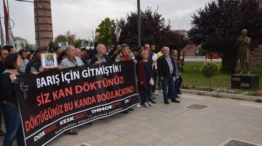 Ankara&rsquo;daki Patlamaya Eskişehir&rsquo;den Tepki
