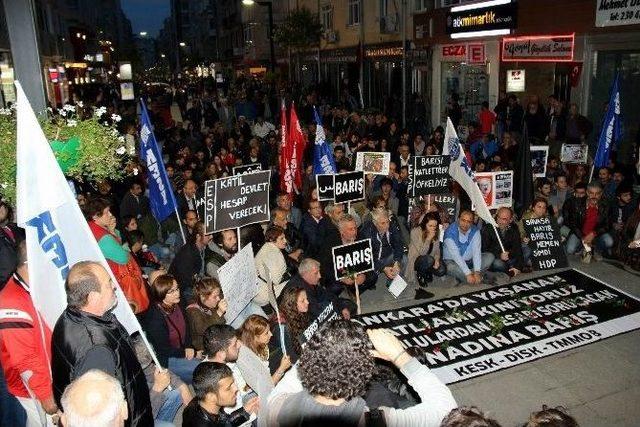 Samsun’da Bombalı Saldırıya Tepki Eylemi