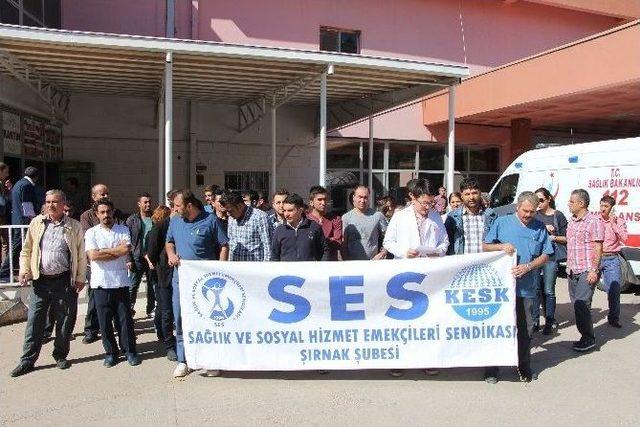 Şırnak’ta Disk-genel İş, Kesk Bileşenleri, Ses Ve Ttb Grevde