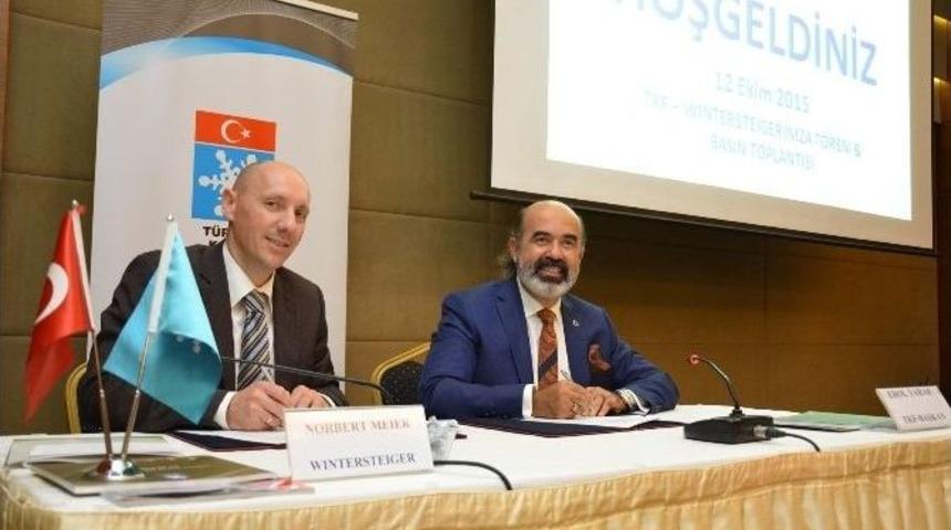 Kayak Federasyonu Erzurum&rsquo;da &rsquo;kayak Bakım Merkezi&rsquo; Kurulması İ&ccedil;in D&uuml;ğmeye Bastı