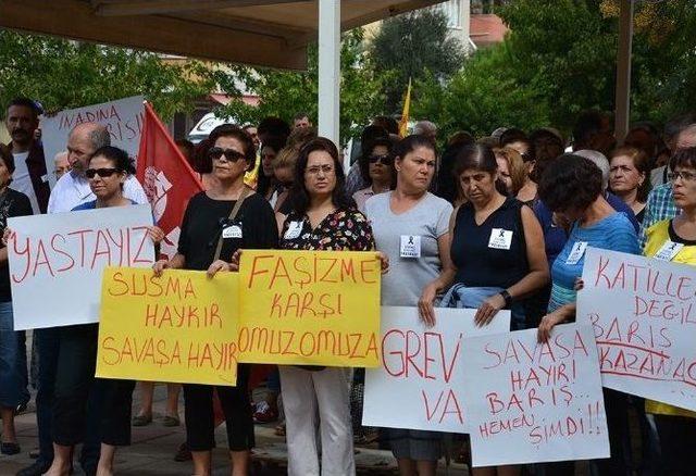 Ortaca’da Terör Protestosu