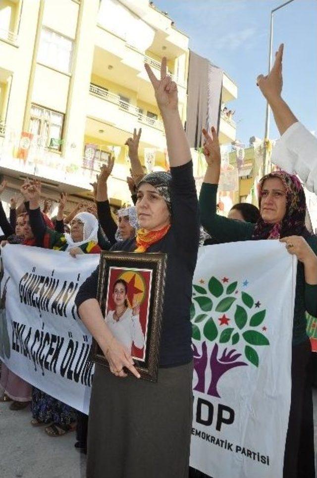 Ankara’daki Patlamada Ölen Hdp’li Leyla Çiçek Toprağa Verildi