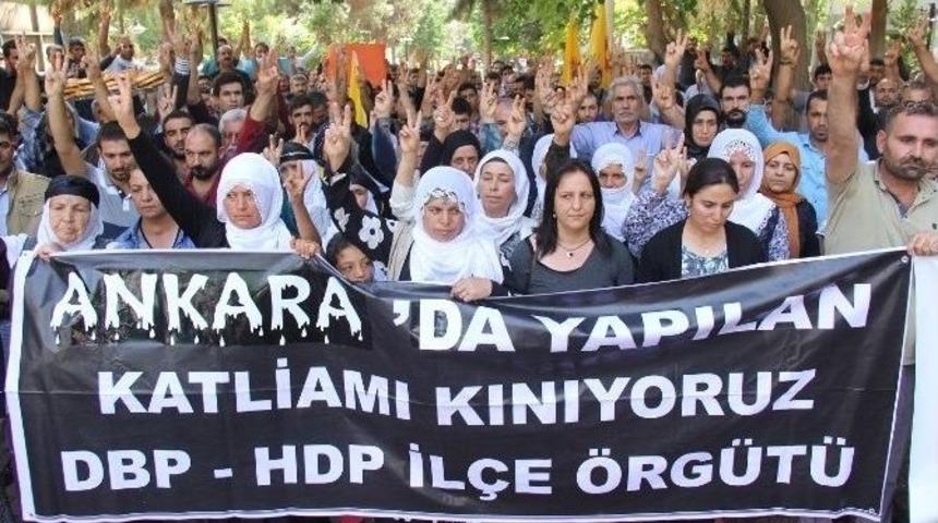 Viranşehir’de Ankara’daki Terör Saldırısına Tepki