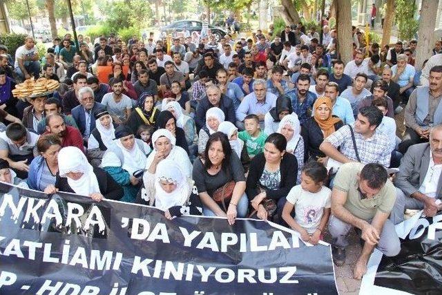 Viranşehir’de Ankara’daki Terör Saldırısına Tepki