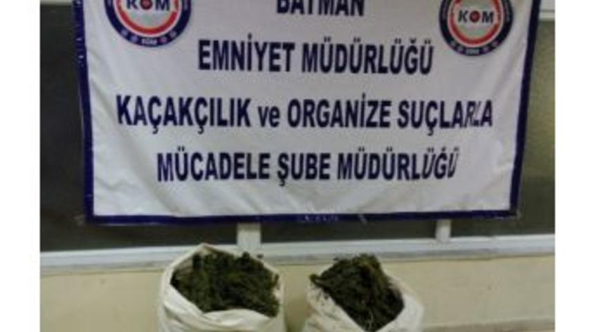 Batman’da 22 Kilo Esrar Maddesi Ele Geçirildi
