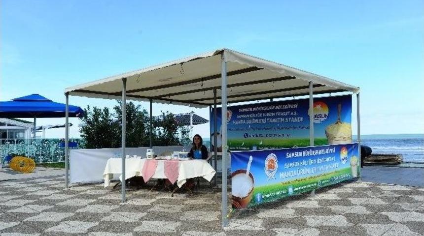 B&uuml;y&uuml;kşehir&rsquo;den Manda &Uuml;r&uuml;nleri Standı