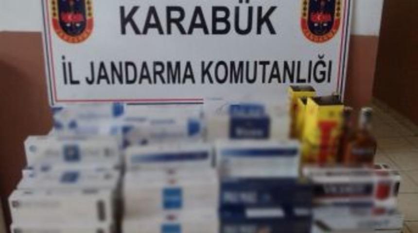 Jandarmadan Ka&ccedil;ak Sigara Ve İ&ccedil;ki Operasyonu