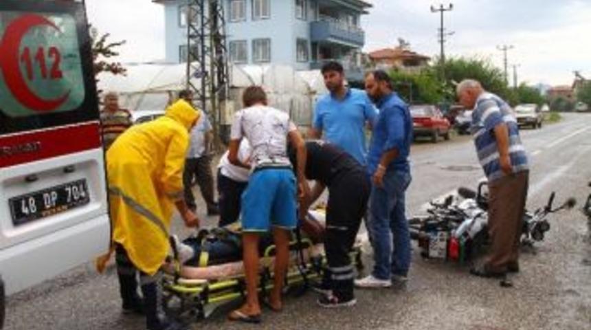 Ortaca&rsquo;da Trafik Kazası; 1 Yaralı