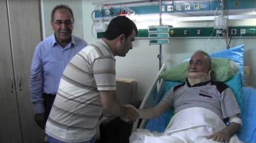 Kaza Ge&ccedil;iren Ak Parti Milletvekili Adayını Partililer Yalnız Bırakmıyor