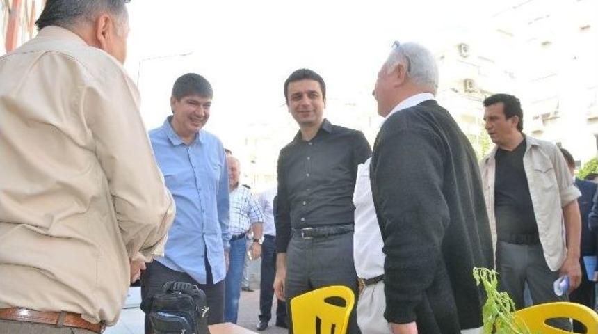 Ak Parti Antalya Milletvekili Adayı Mustafa K&ouml;se Eski Sanayi Esnafını Ziyaret Eti