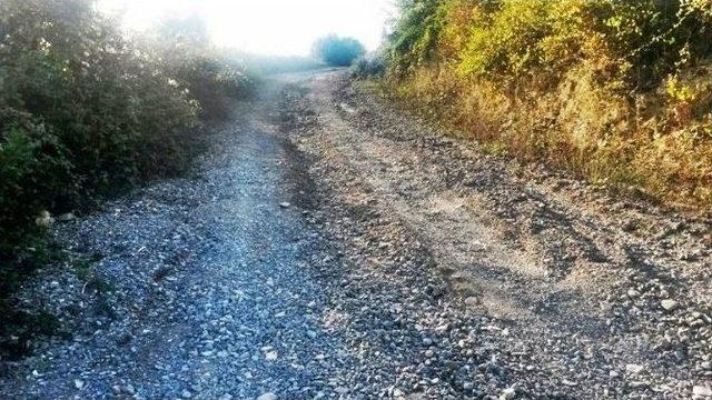 Aladağ’ın Tepesinde Vatandaş Bozuk Yol Mağduru