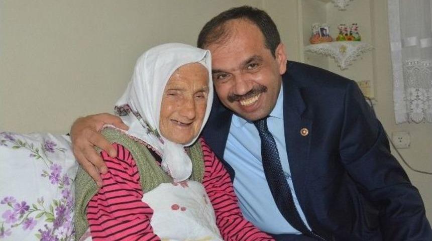 Milletvekili Balta&rsquo;dan 105 Yaşındaki Kudu&rsquo;yu Ziyaret