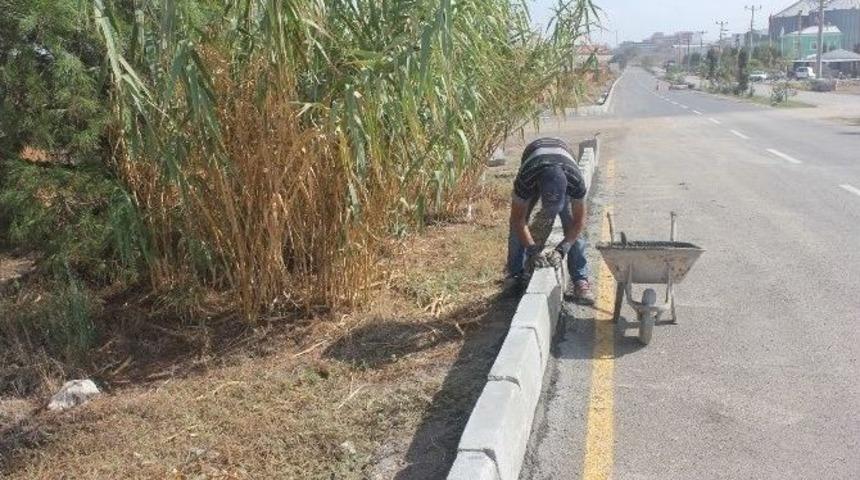 Eski Manisa Yolunda Bord&uuml;r &Ccedil;alışmaları Başladı